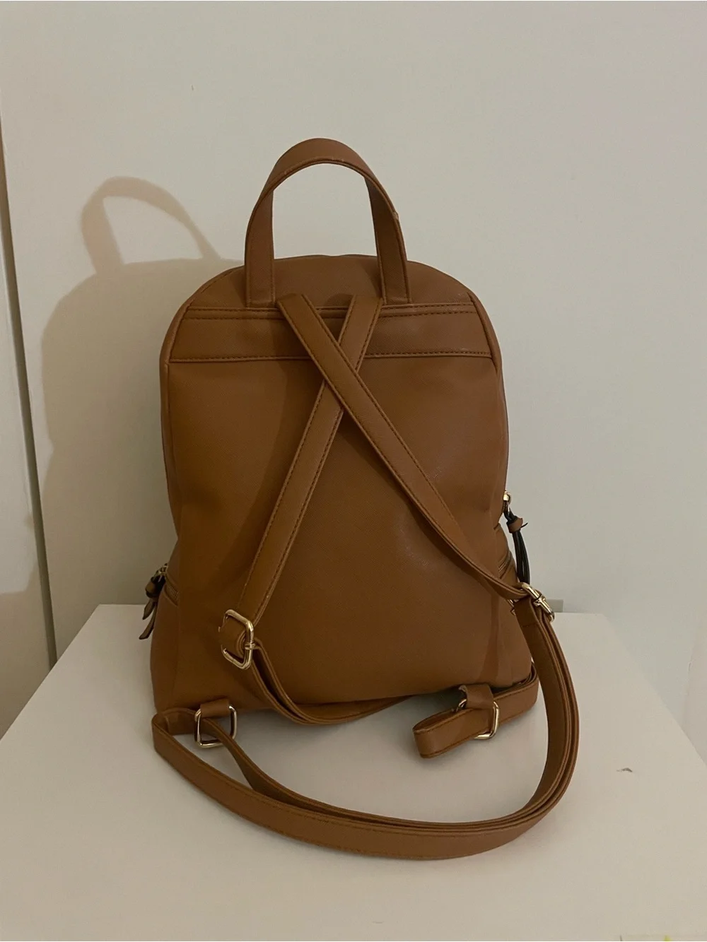 Classic Tan Mini Backpack - Sleek Everyday Carry